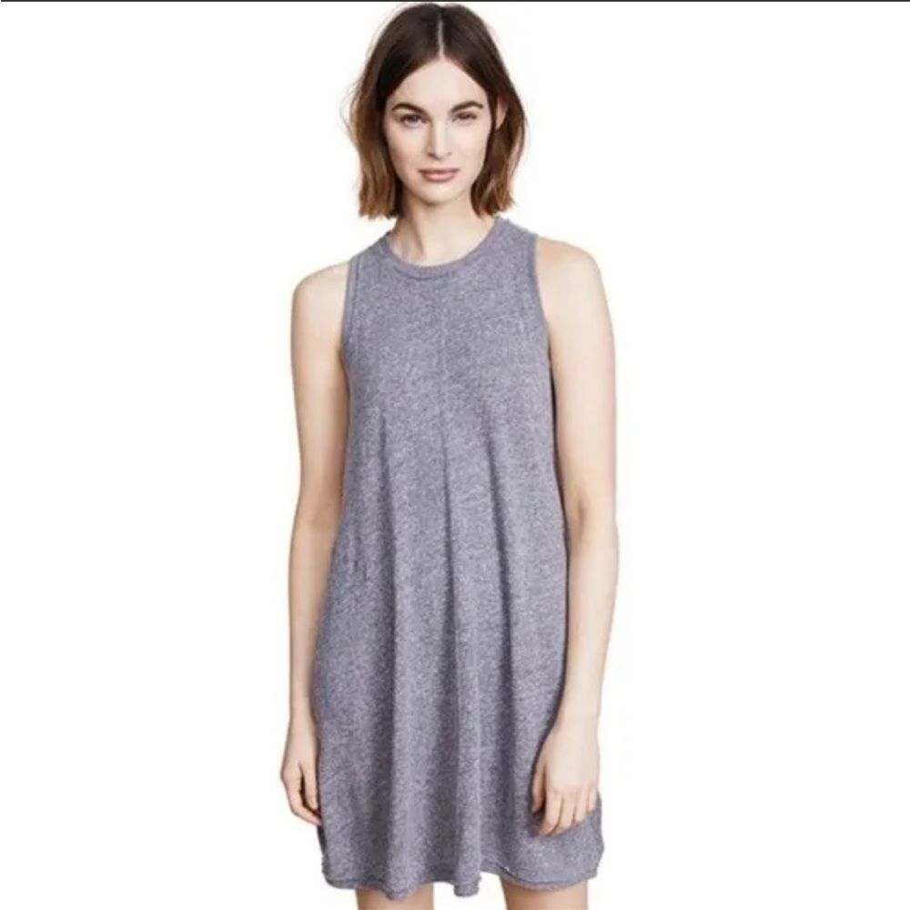 Nation Ltd X REVOLVE Gray Phoebe Tank T-Shirt Dress NWT